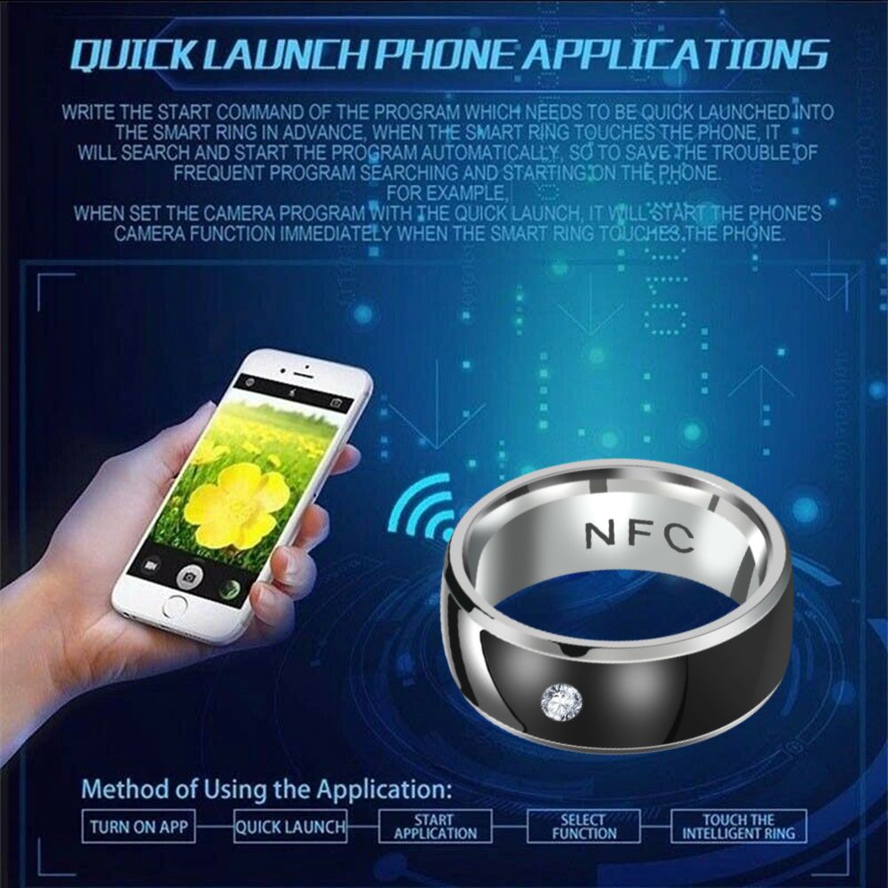 Модное женское умное кольцо на – обзор и цена Smart Ring Nfc Pay