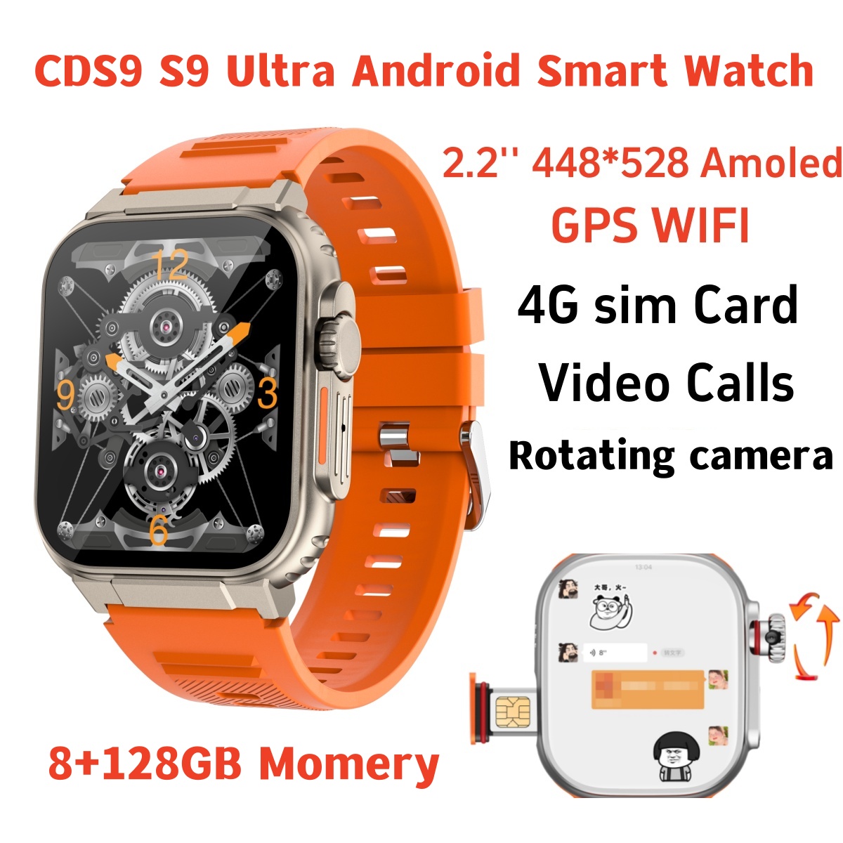 Умные часы Original S10 с подд – обзор и цена Fall Detection Watch