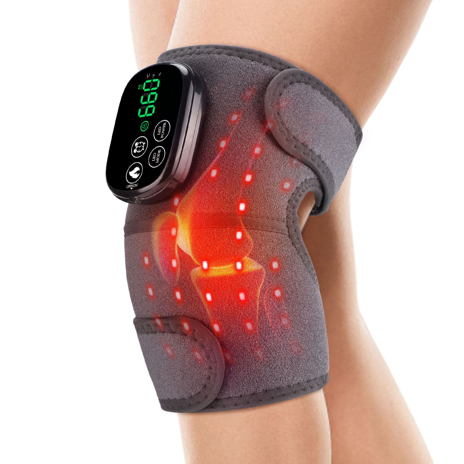 Коленный бандаж с красным свет – обзор и цена Smart Knee Wrap